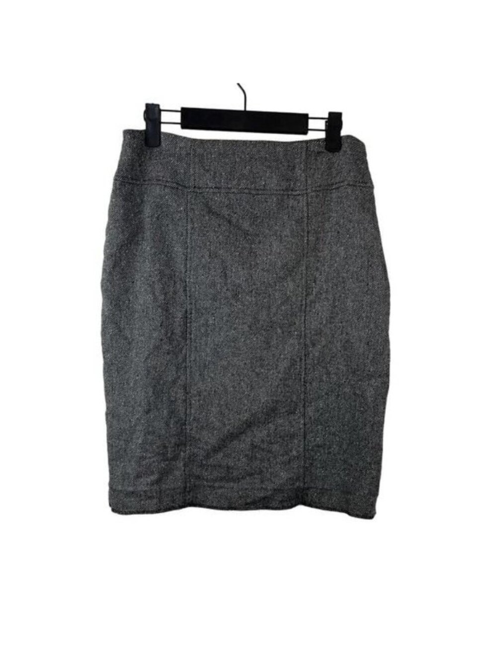 Banana Republic Gray Wool Blend Pencil Skirt Size 6 Stretch Lined